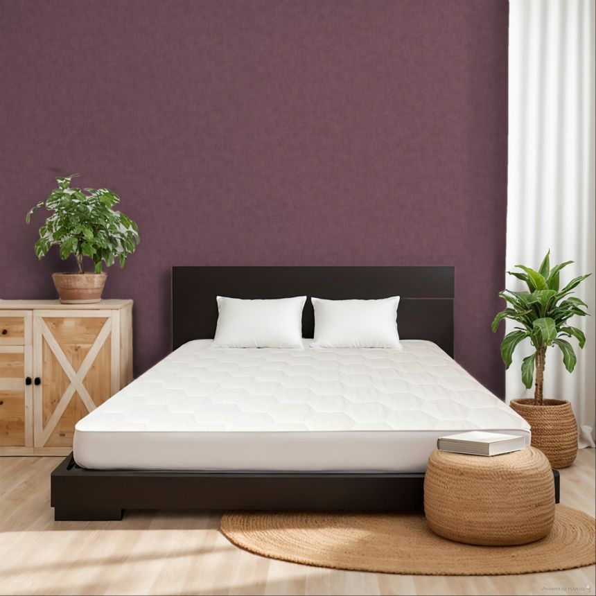 Vliesová tapeta na zeď, vínová, imitace látky, FW1027, Feature Walls,  Decoprint