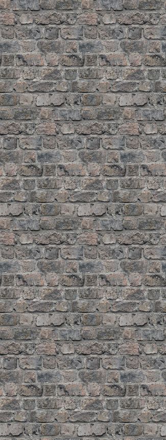 Vliesová obrazová tapeta na zeď, šedá, cihly, FW4055-6, Feature Walls, Decoprint