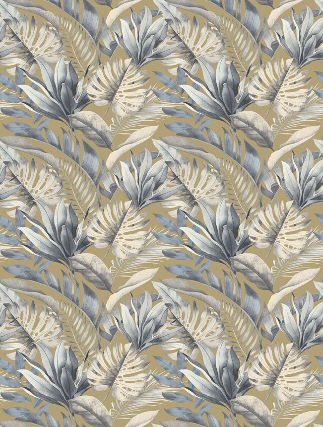 Vliesová obrazová tapeta na zeď, béžová, listy, FW4059-6, Feature Walls, Decoprint