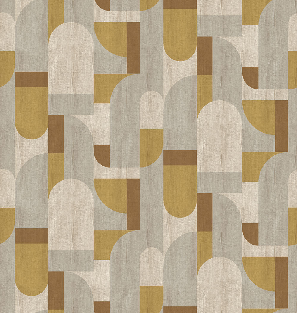 Geometrická vliesová obrazová tapeta na zeď, béžová, FW4064-3, Feature Walls, Decoprint