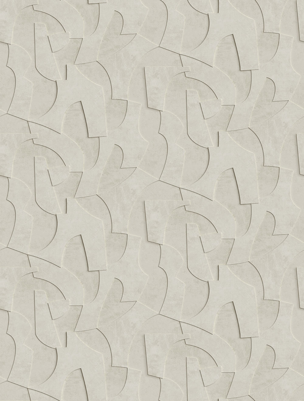 Geometrická vliesová obrazová tapeta na zeď, 3D, šedá, FW4042-1, Feature Walls, Decoprint