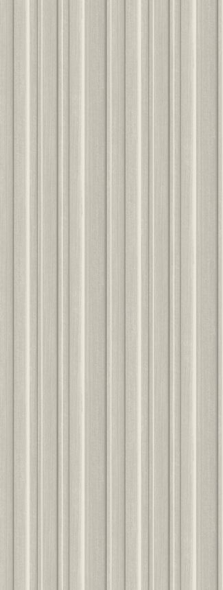 Vliesová obrazová tapeta na zeď, 3D imitace lamel, šedá, FW4043-3, Feature Walls, Decoprint