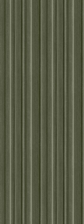 Vliesová obrazová tapeta na zeď, 3D imitace lamel, zelená, FW4043-4, Feature Walls, Decoprint