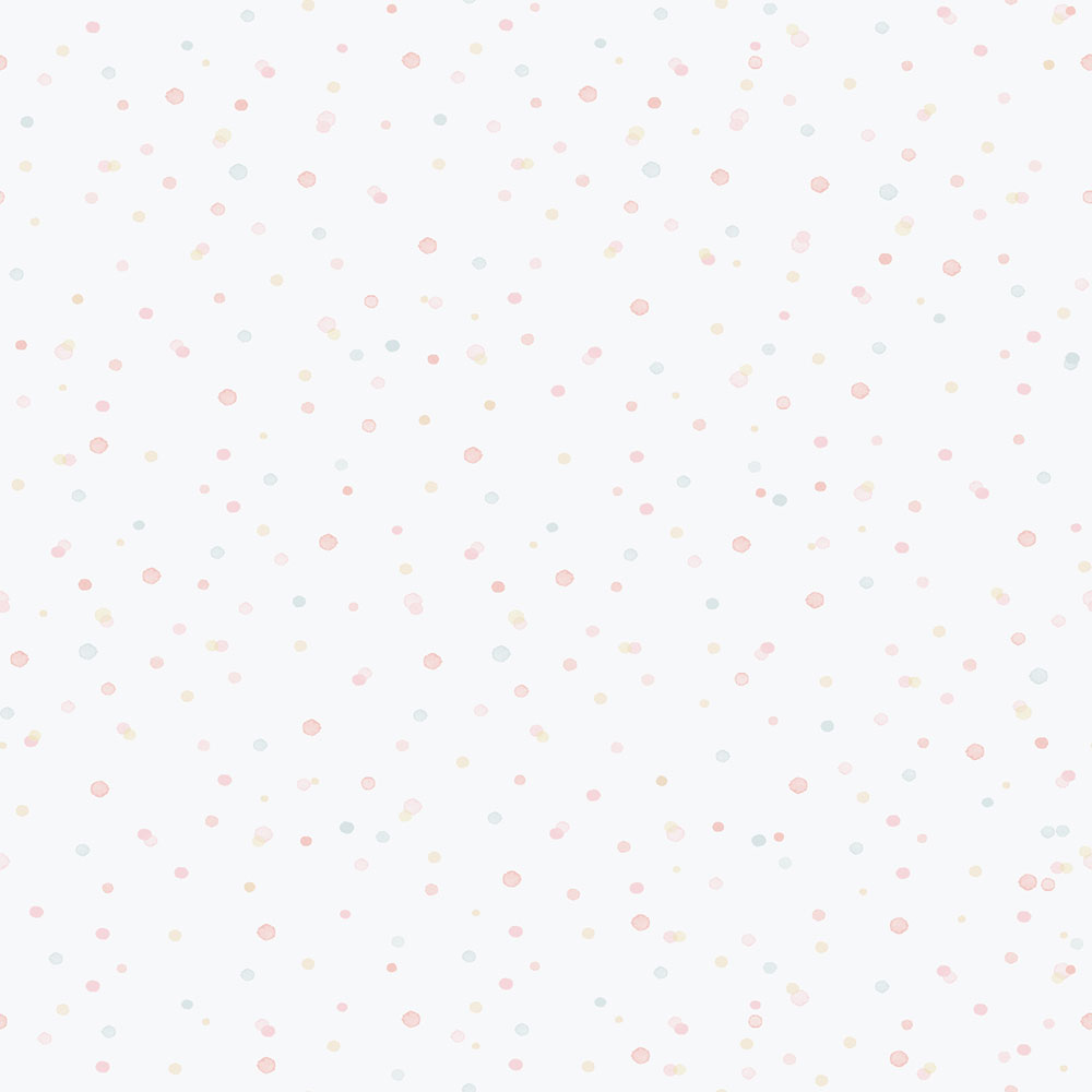 Dětská vliesová tapeta na zeď, růžová, puntíky, kaňky, 289-1, Enzo,  ICH Wallcoverings