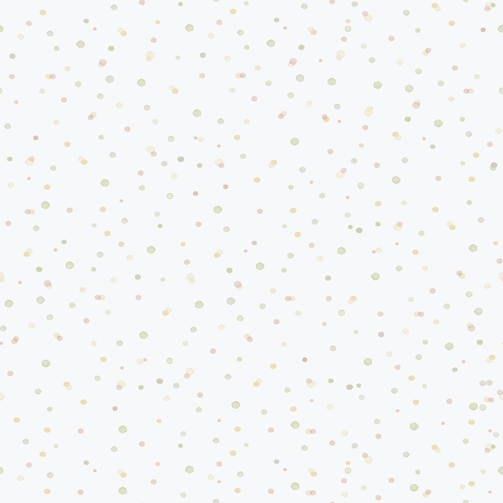 Dětská vliesová tapeta na zeď, zelená, puntíky, kaňky, 289-3, Enzo,  ICH Wallcoverings