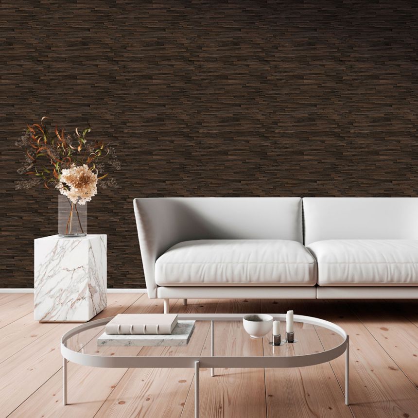 Luxusní vliesová tapeta na zeď, béžová, imitace dřeva, Z57733, Architexture 2,  Zambaiti Parati