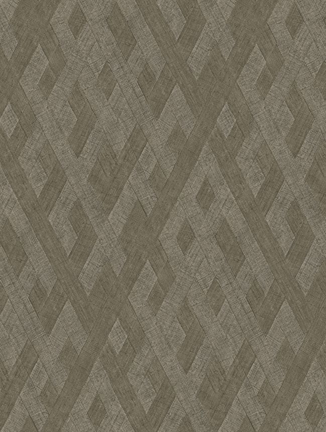 Luxusní vliesová tapeta na zeď, šedo-béžová, imitace látky, Z57755, Architexture 2,  Zambaiti Parati
