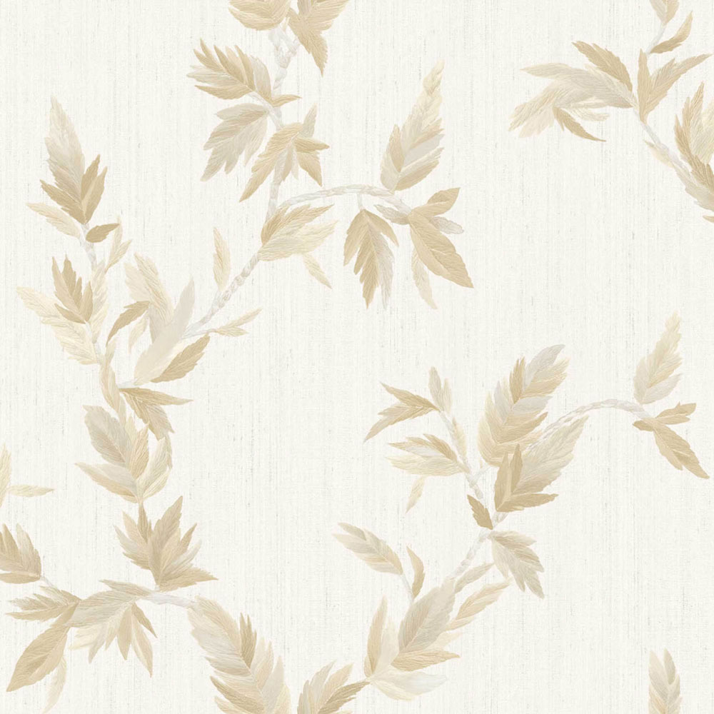 Vliesová tapeta na zeď, béžová, listy, 35912, Ornamenta, Parato by Cristiana Masi