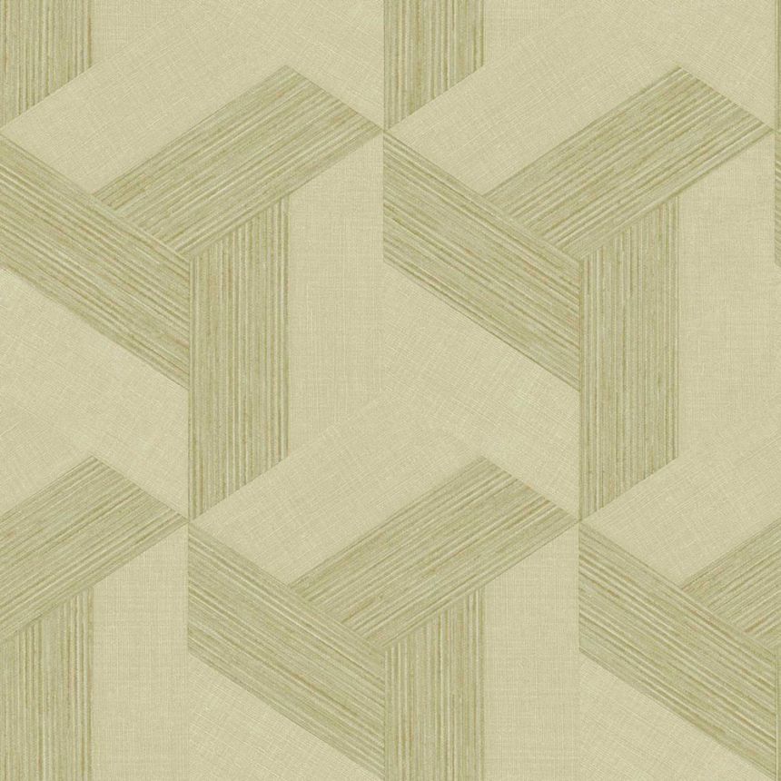 Vliesová tapeta na zeď, geometrická, béžovo-zelená, 27505, Sintesi, Cristiana Masi by Parato