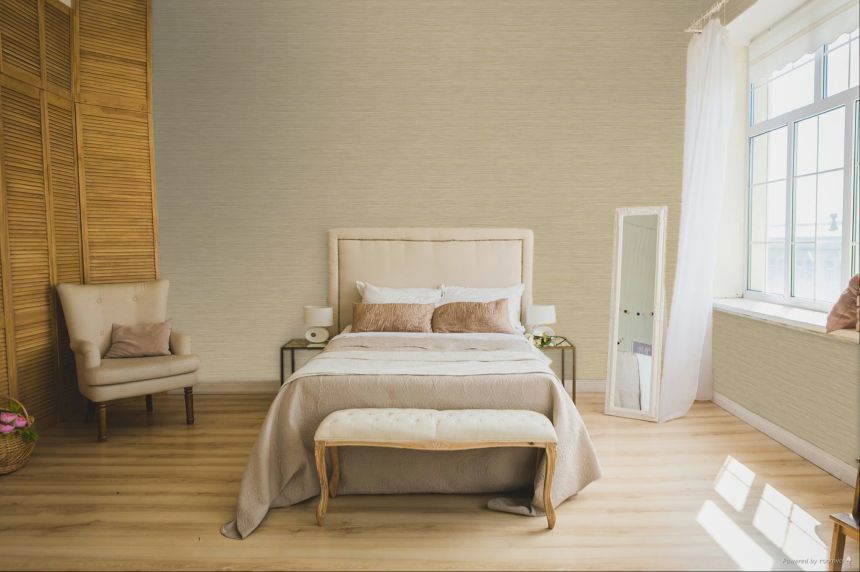 Vliesová tapeta na zeď, béžová, imitace látky, 35975, Ornamenta, Parato by Cristiana Masi