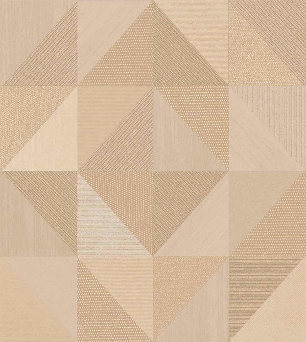 Geometrická vliesová tapeta na zeď, hnědo-béžová, 32413, Vitalis, Parato by Cristiana Masi