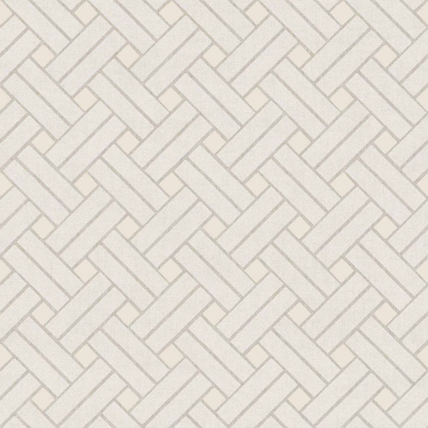 Geometrická vliesová tapeta na zeď, šedo-krémová, 32420, Vitalis, Parato by Cristiana Masi