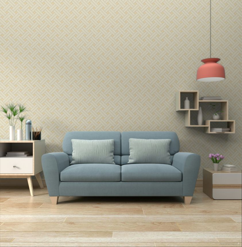 Geometrická vliesová tapeta na zeď, béžová, 32422, Vitalis, Parato by Cristiana Masi