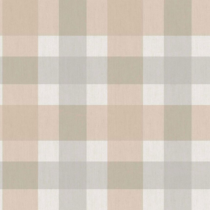 Vliesová tapeta na zeď, béžovo-modrá, imitace látky, 38423, Top Stripes, Parato by Cristiana Masi