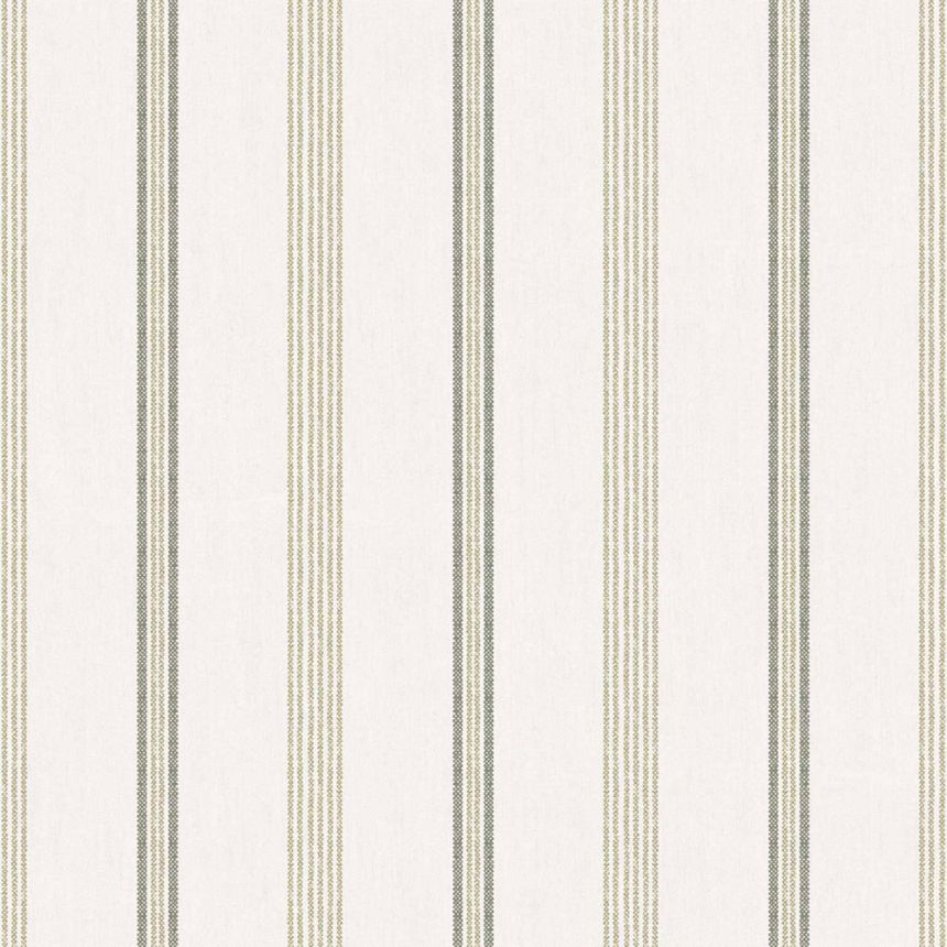 Vliesová tapeta na zeď, zelená, imitace látky, pruhy, 38427, Top Stripes, Parato by Cristiana Masi
