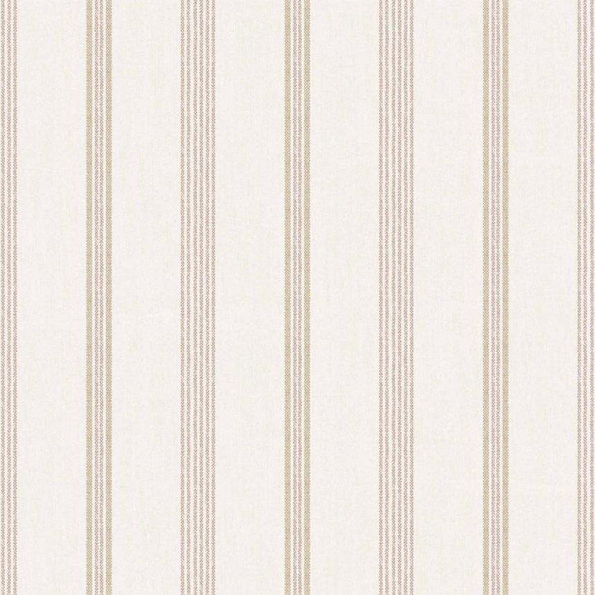 Vliesová tapeta na zeď, růžová, imitace látky, pruhy, 38428, Top Stripes, Parato by Cristiana Masi