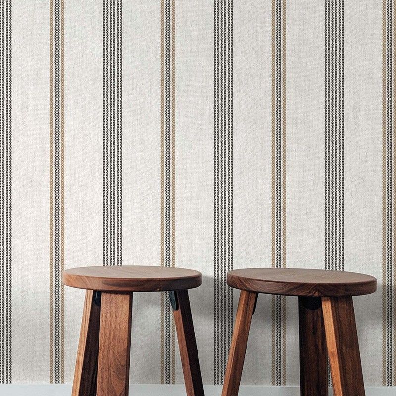 Vliesová tapeta na zeď, šedo-černá, imitace látky, pruhy, 38429, Top Stripes, Parato by Cristiana Masi