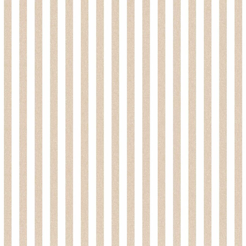 Vliesová tapeta na zeď, béžová, imitace látky, pruhy, 38436, Top Stripes, Parato by Cristiana Masi