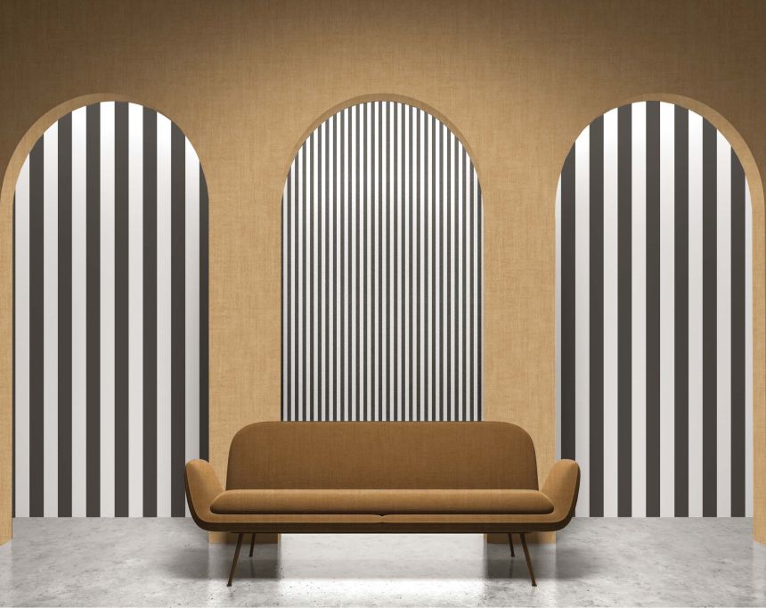 Vliesová tapeta na zeď, černo-bílá, pruhy, 38449, Top Stripes, Parato by Cristiana Masi