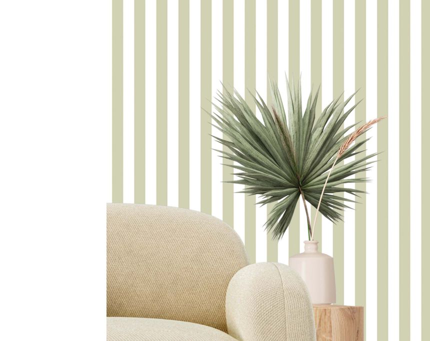 Vliesová tapeta na zeď, zelená, pruhy, 38453, Top Stripes, Parato by Cristiana Masi