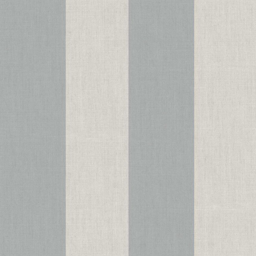 Vliesová tapeta na zeď, šedo-modrá, imitace látky, pruhy, 38476, Top Stripes, Parato by Cristiana Masi