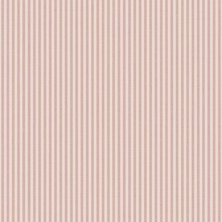Vliesová tapeta na zeď, růžová, imitace látky, pruhy, 38484, Top Stripes, Parato by Cristiana Masi