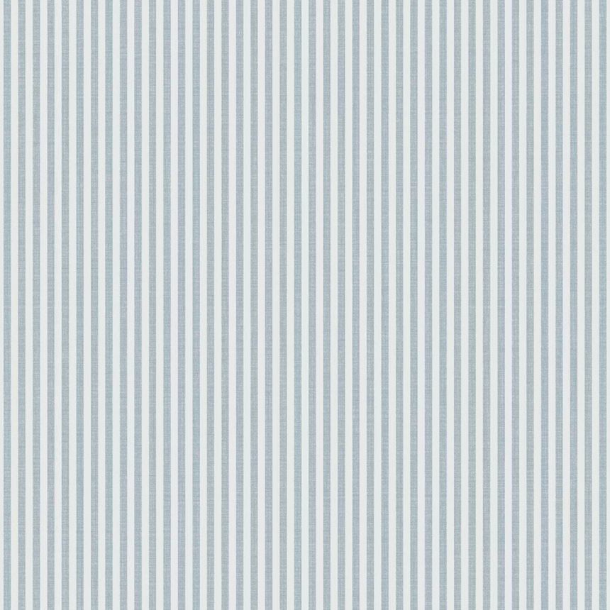 Vliesová tapeta na zeď, šedo-modrá, imitace látky, pruhy, 38486, Top Stripes, Parato by Cristiana Masi