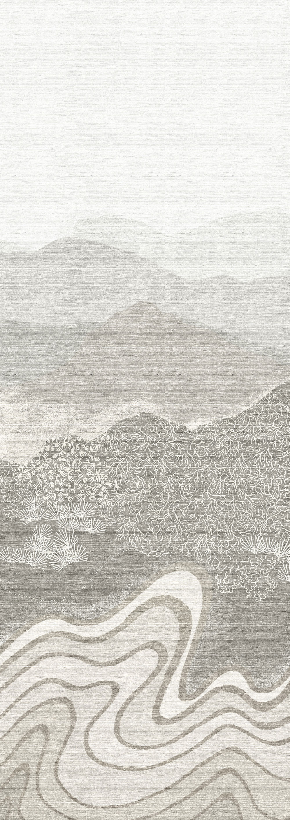 Vliesová obrazová tapeta na zeď, šedá, horská krajina, DGZON2011-300, Amazone, Masureel