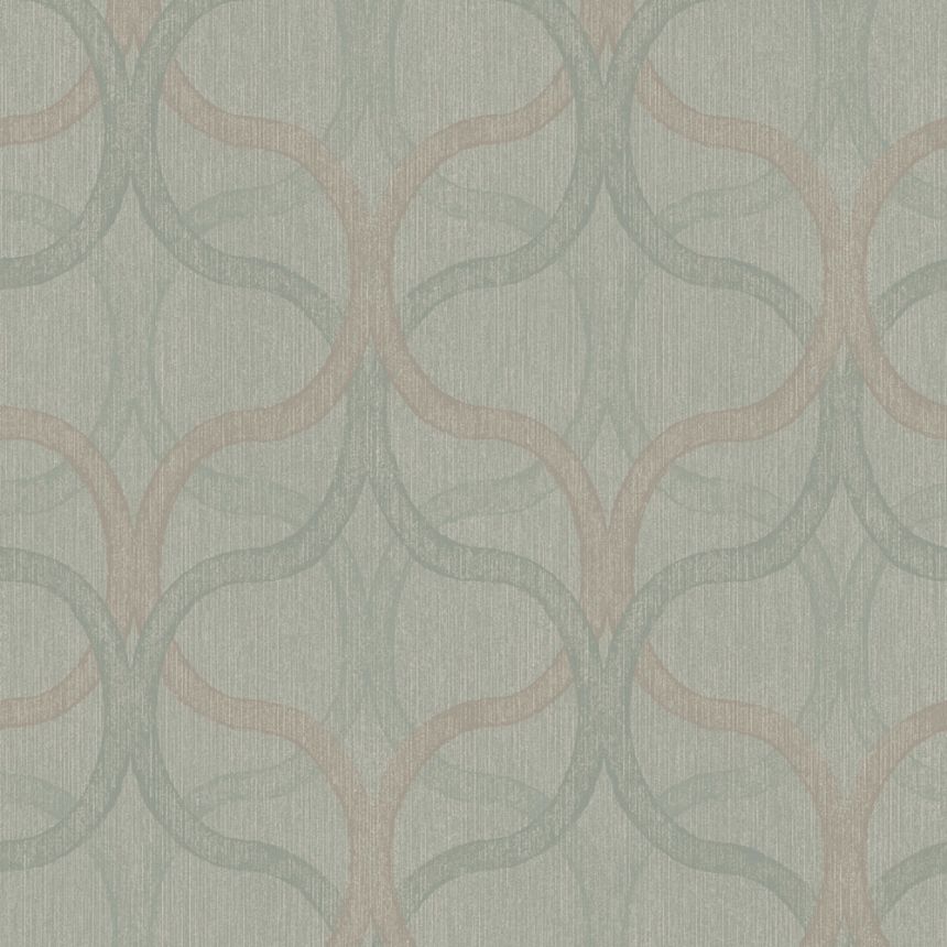 Geometrická vliesová tapeta na zeď, zelená, 128003, Refine, Graham Brown Boutique