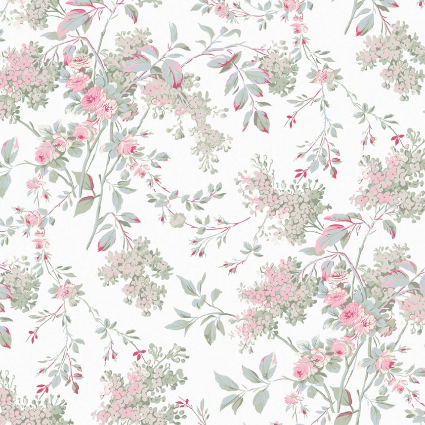 Vliesová tapeta na zeď, květiny, 125125, Shabby Chic by Rachel Ashwell