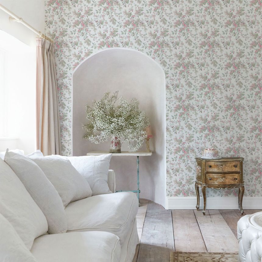 Vliesová tapeta na zeď, květiny, 125125, Shabby Chic by Rachel Ashwell