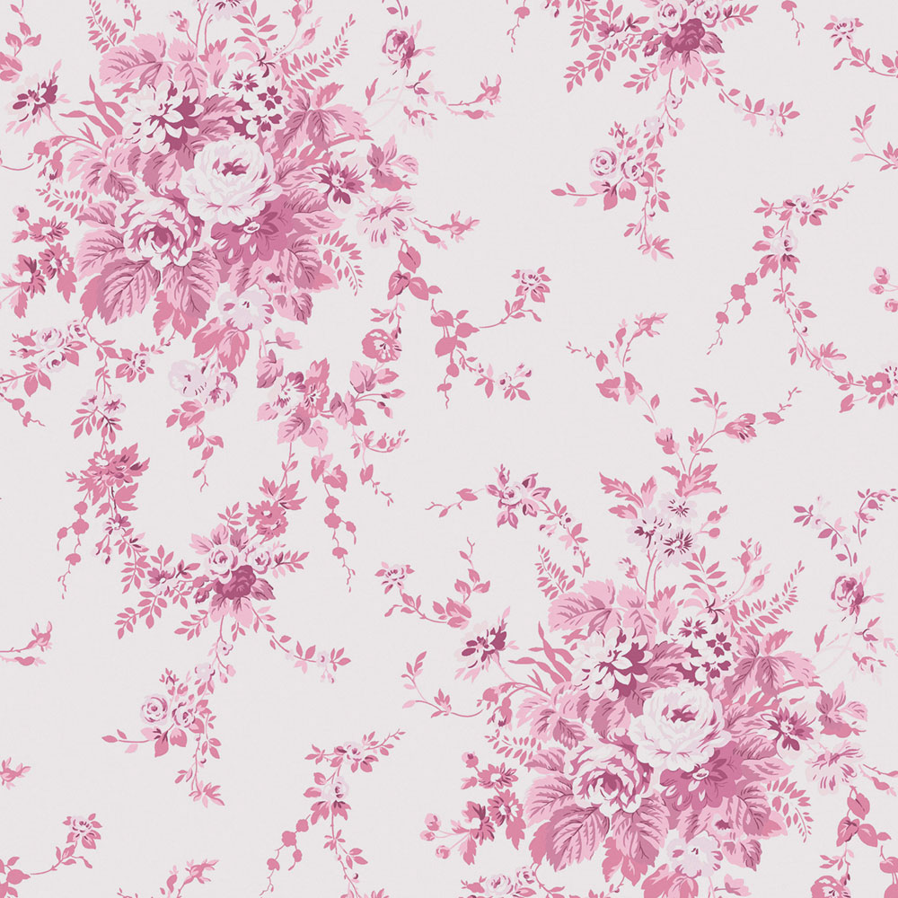 Vliesová tapeta na zeď, růžová, květiny, 125126, Shabby Chic by Rachel Ashwell