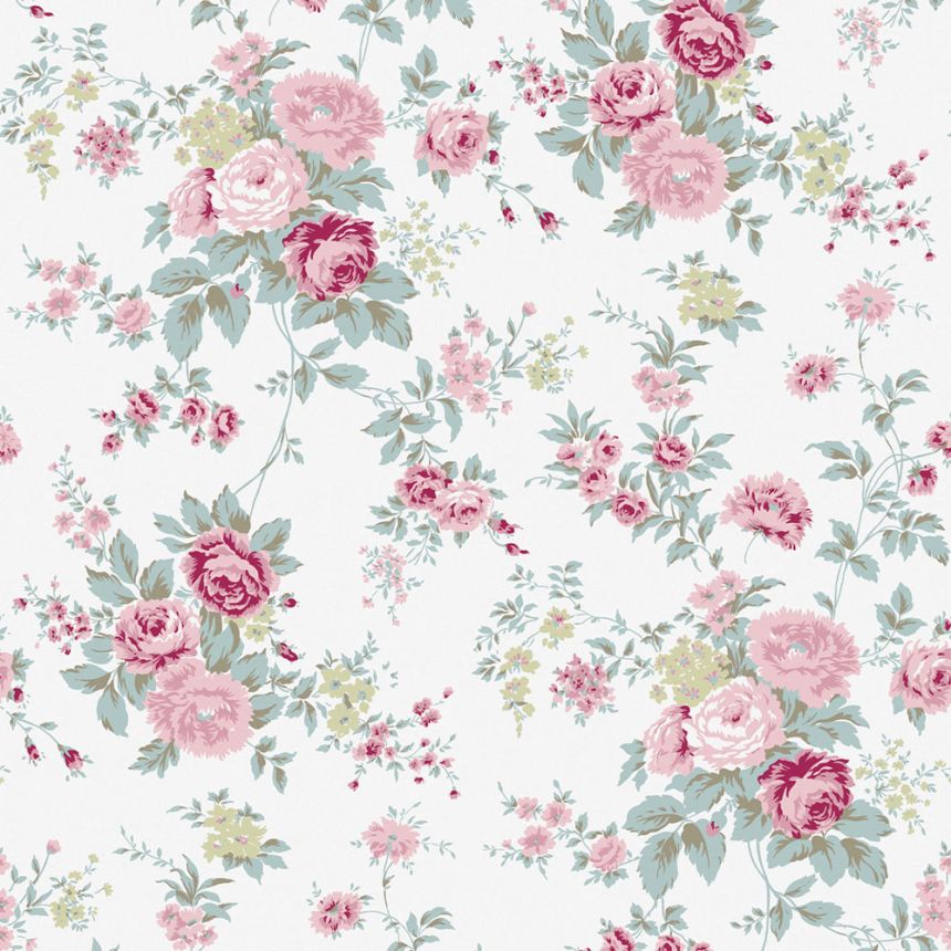 Vliesová tapeta na zeď, květiny, 125130, Shabby Chic by Rachel Ashwell