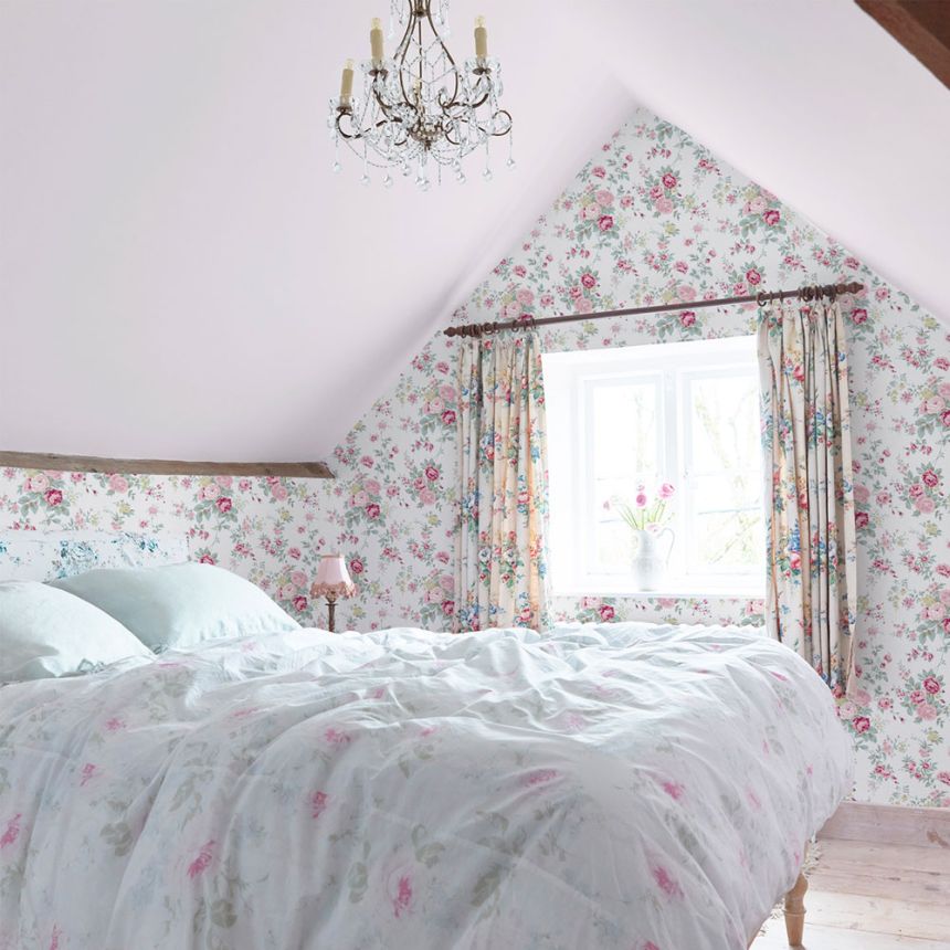 Vliesová tapeta na zeď, květiny, 125130, Shabby Chic by Rachel Ashwell