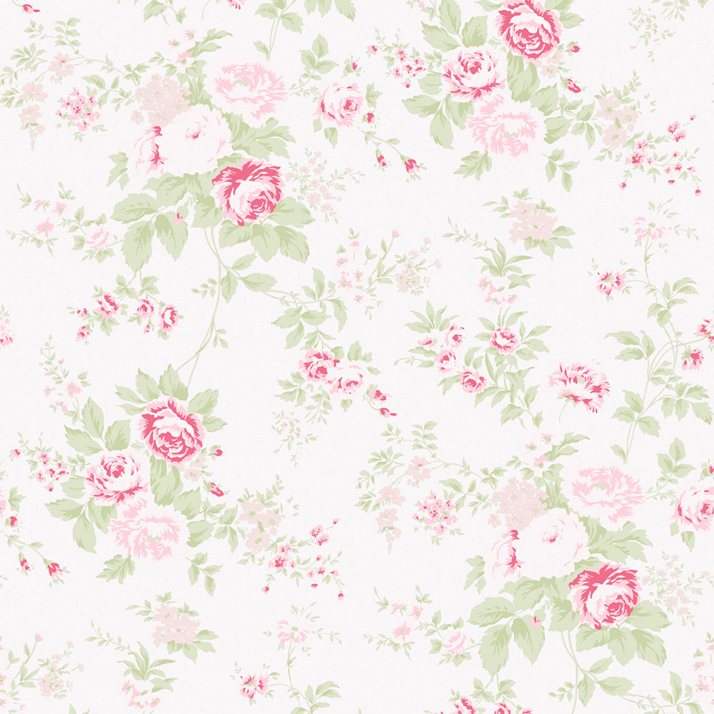 Vliesová tapeta na zeď, krémová, květiny, 125132, Shabby Chic by Rachel Ashwell