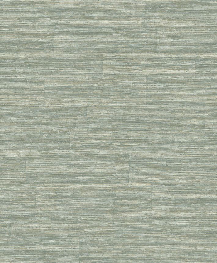 Vliesová tapeta na zeď, šedo-modro-zelená, imitace látky, PW1006, Precious Weaves, Grandeco