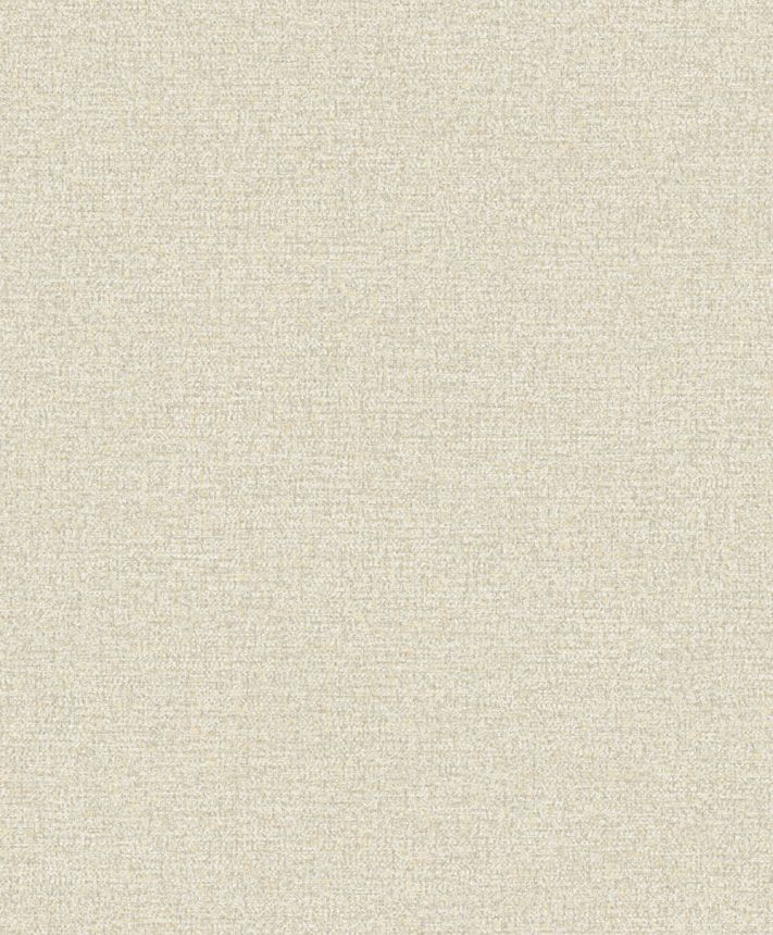 Vliesová tapeta na zeď, šedo-béžová, imitace látky, PW1102, Precious Weaves, Grandeco