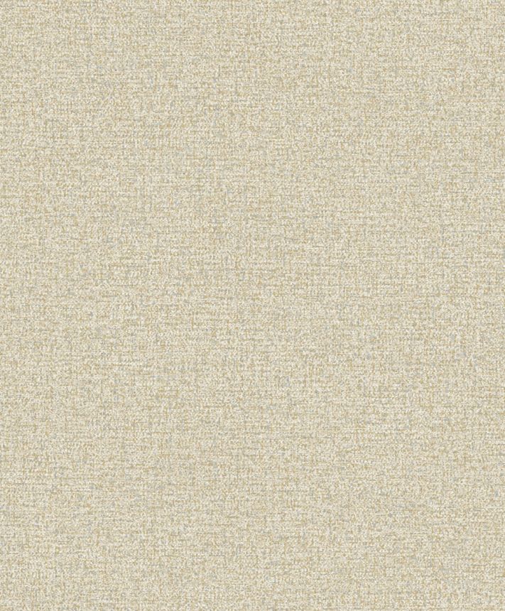 Vliesová tapeta na zeď, šedo-hnědá, imitace látky, PW1103, Precious Weaves, Grandeco