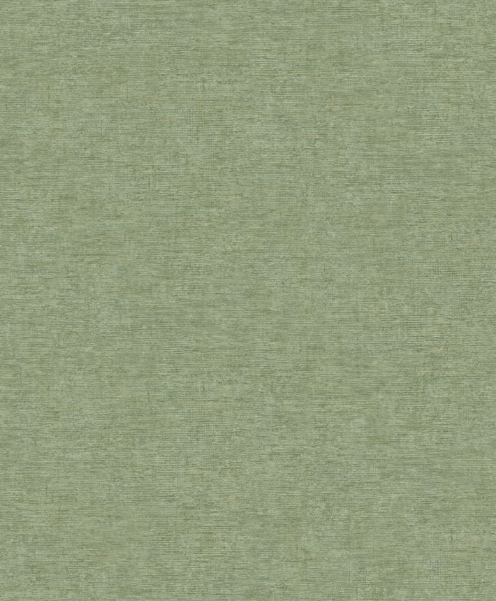 Vliesová tapeta na zeď, zelená, imitace látky, PW1315, Precious Weaves, Grandeco