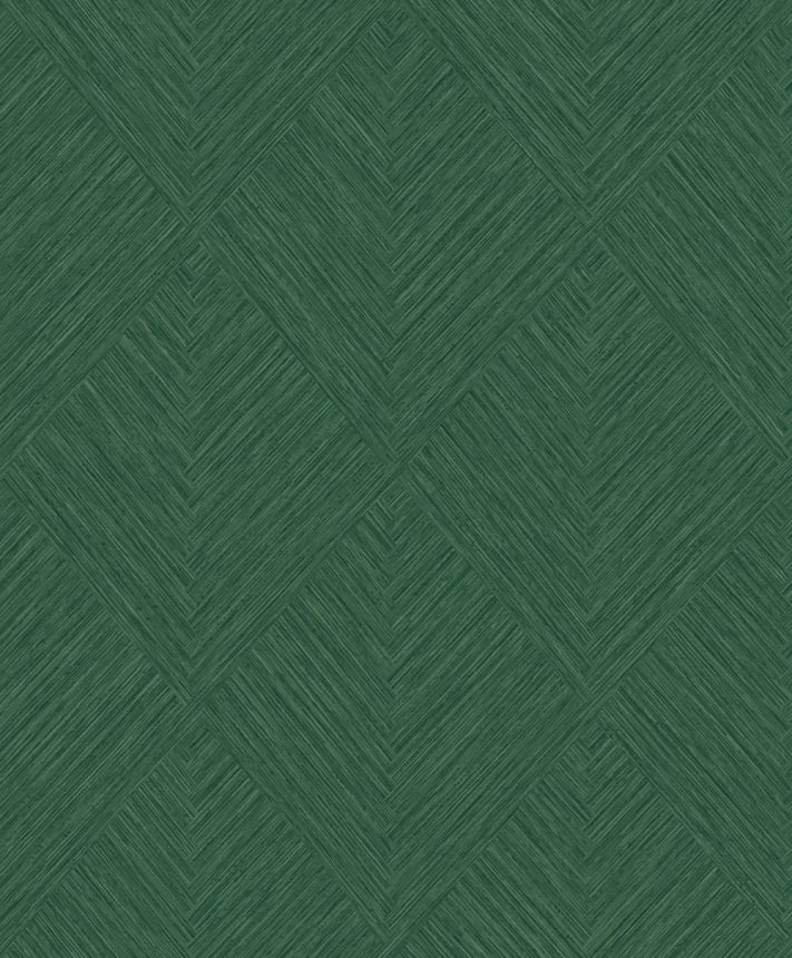 Vliesová tapeta na zeď, zelená, geometrická, PW3015, Precious Weaves, Grandeco