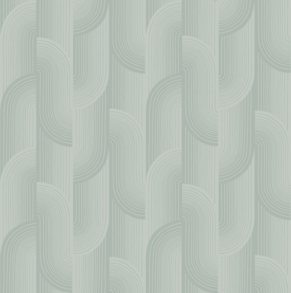 Vliesová tapeta na zeď, zelená, geometrická, PW3106, Precious Weaves, Grandeco