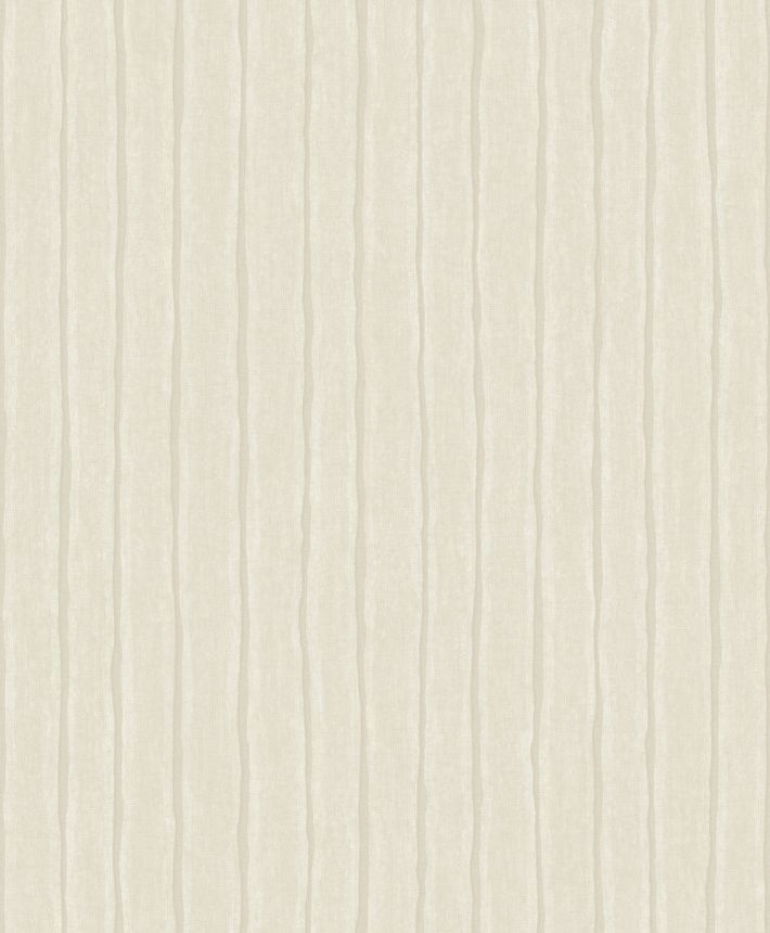 Vliesová tapeta na zeď, krémová, pruhy, PW4002, Precious Weaves, Grandeco