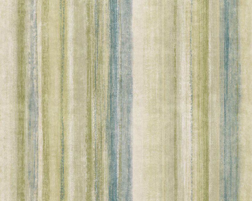 Vliesová obrazová tapeta na zeď, zeleno-modrá, imitace látky, PW6001, Precious Weaves, Grandeco