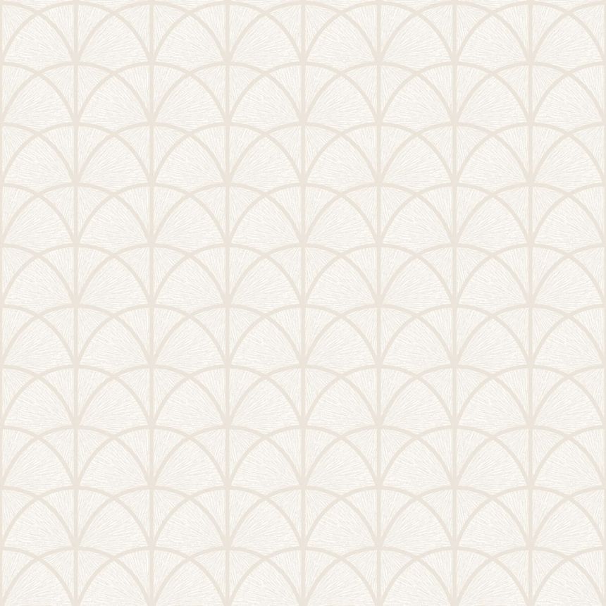 Vliesová tapeta na zeď, bílá, grafická, Art Deco, 7769, Adorn, Borastapeter