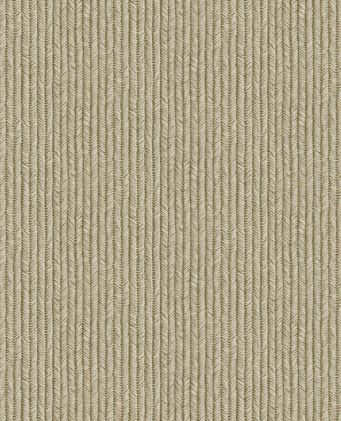 Vliesová tapeta na zeď, hnědo-béžová, imitace přírodní rohože, 350573, Riviera Maison,  Eijffinger
