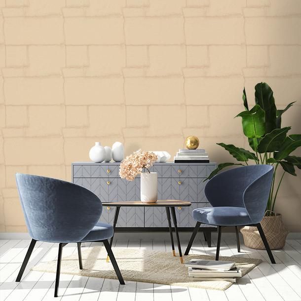 Luxusní vliesová tapeta na zeď, béžová, kámen, Z30304, Casa 8, Trussardi 