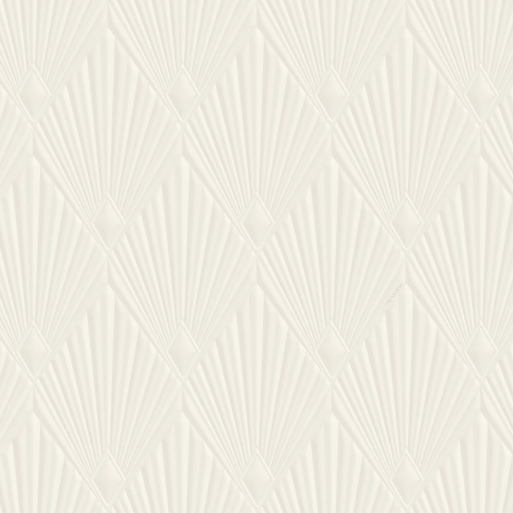 Luxusní geometrická vliesová tapeta na zeď, krémová, Art deco, Z30320, Casa 8, Trussardi 