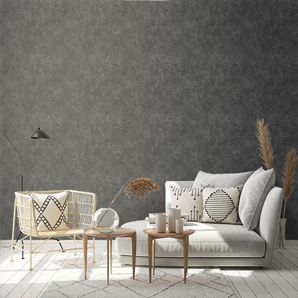 Luxusní vliesová tapeta na zeď, šedo-stříbrná, imitace látky, Z30343, Casa 8, Trussardi 