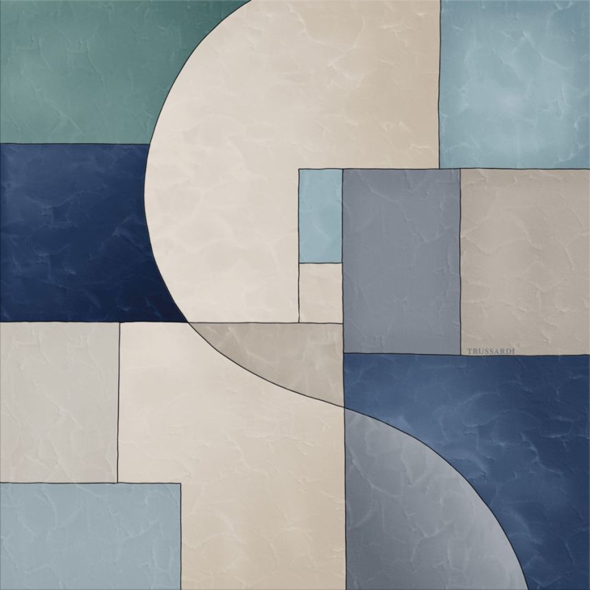 Luxusní geometrická vliesová fototapeta na zeď, Z30378, Casa 8, Trussardi 