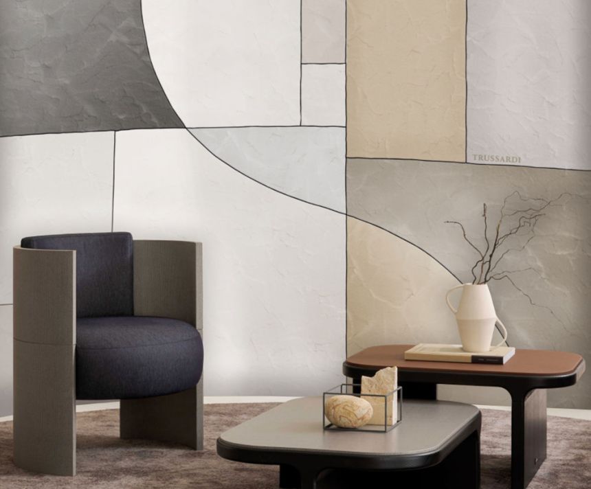 Luxusní geometrická vliesová fototapeta na zeď, Z30378, Casa 8, Trussardi 